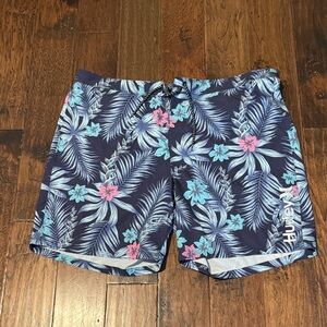 Hurley Tropical Leaf Print Boardshorts
